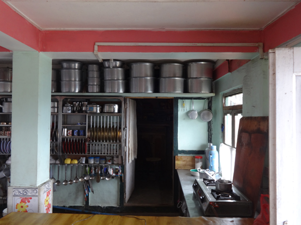 Kitchen at Kolakham